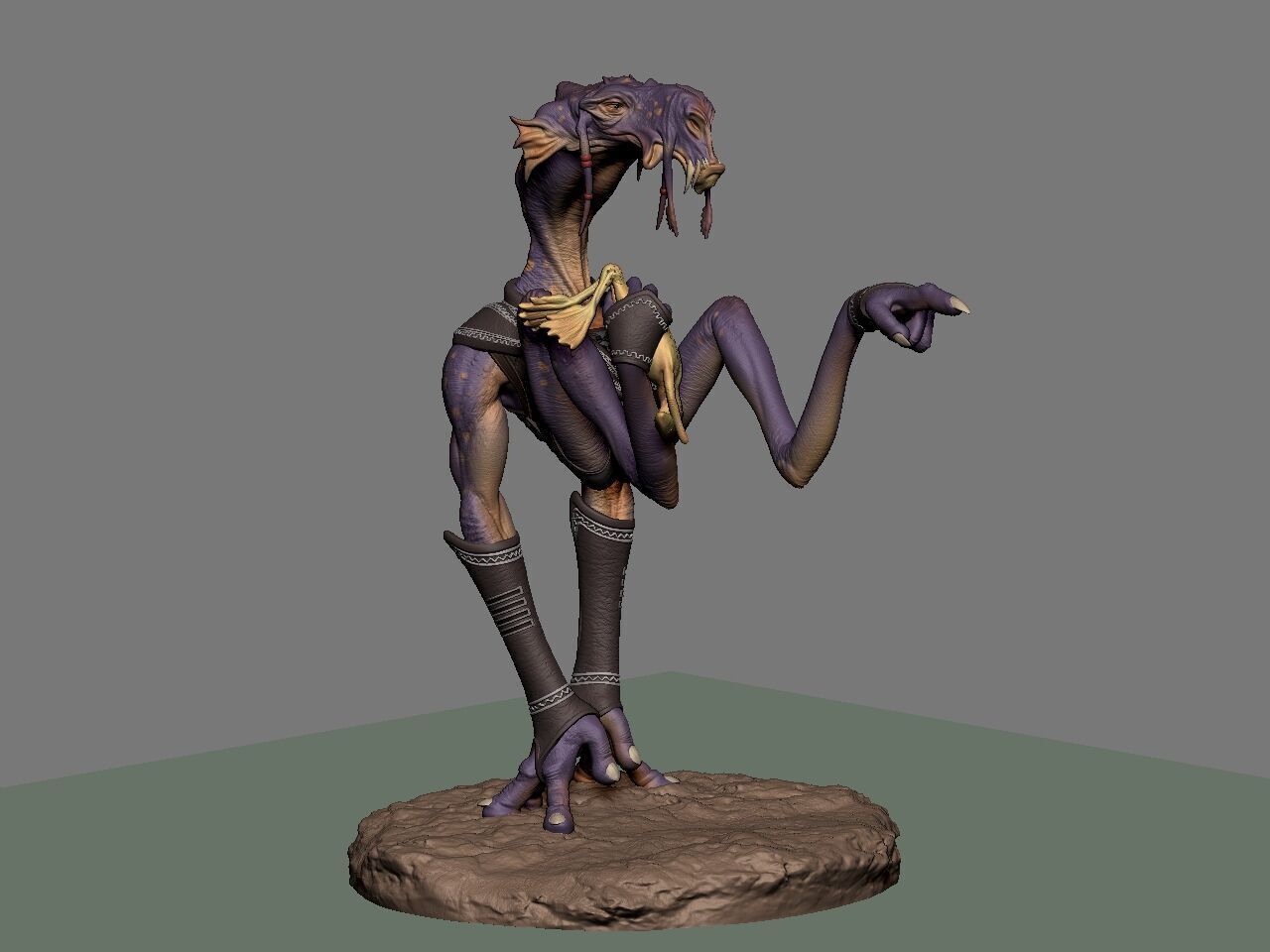 Sebulba star wars creature 3D print model_2