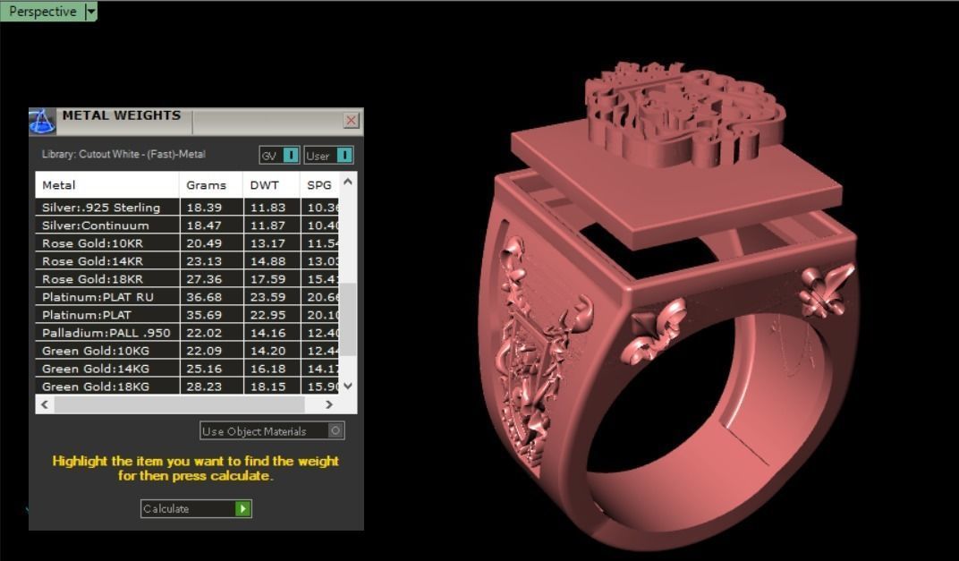 lion ring for men  3D print model_14