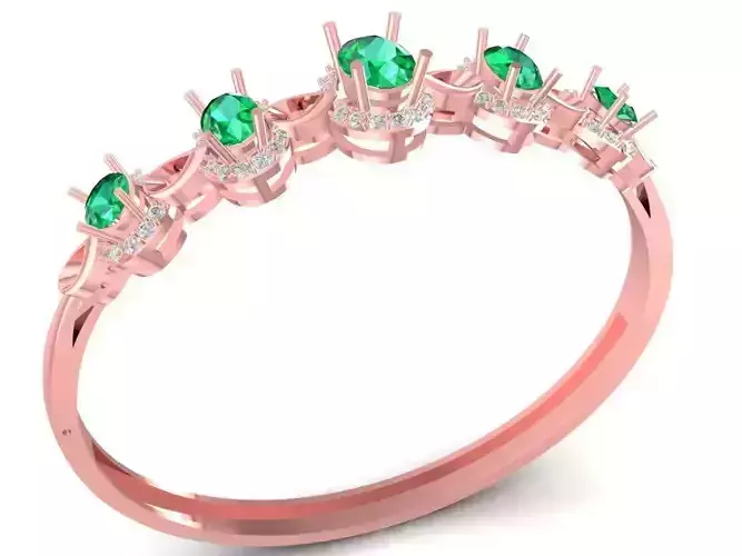 Elegant Eternity Ring for Women 3D Model 2676