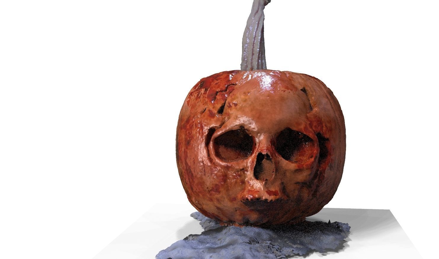 Scull Pumpkin collection  3D model_10