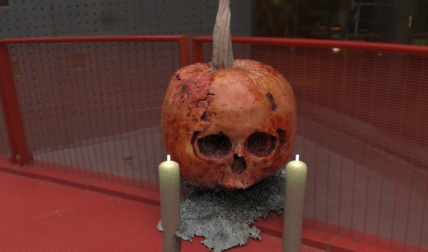 Scull Pumpkin collection  3D model_11