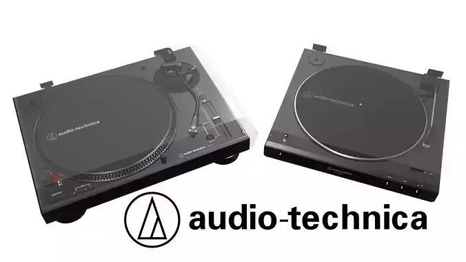 AUDIO-TECHNICA turntable 3D Model Collection