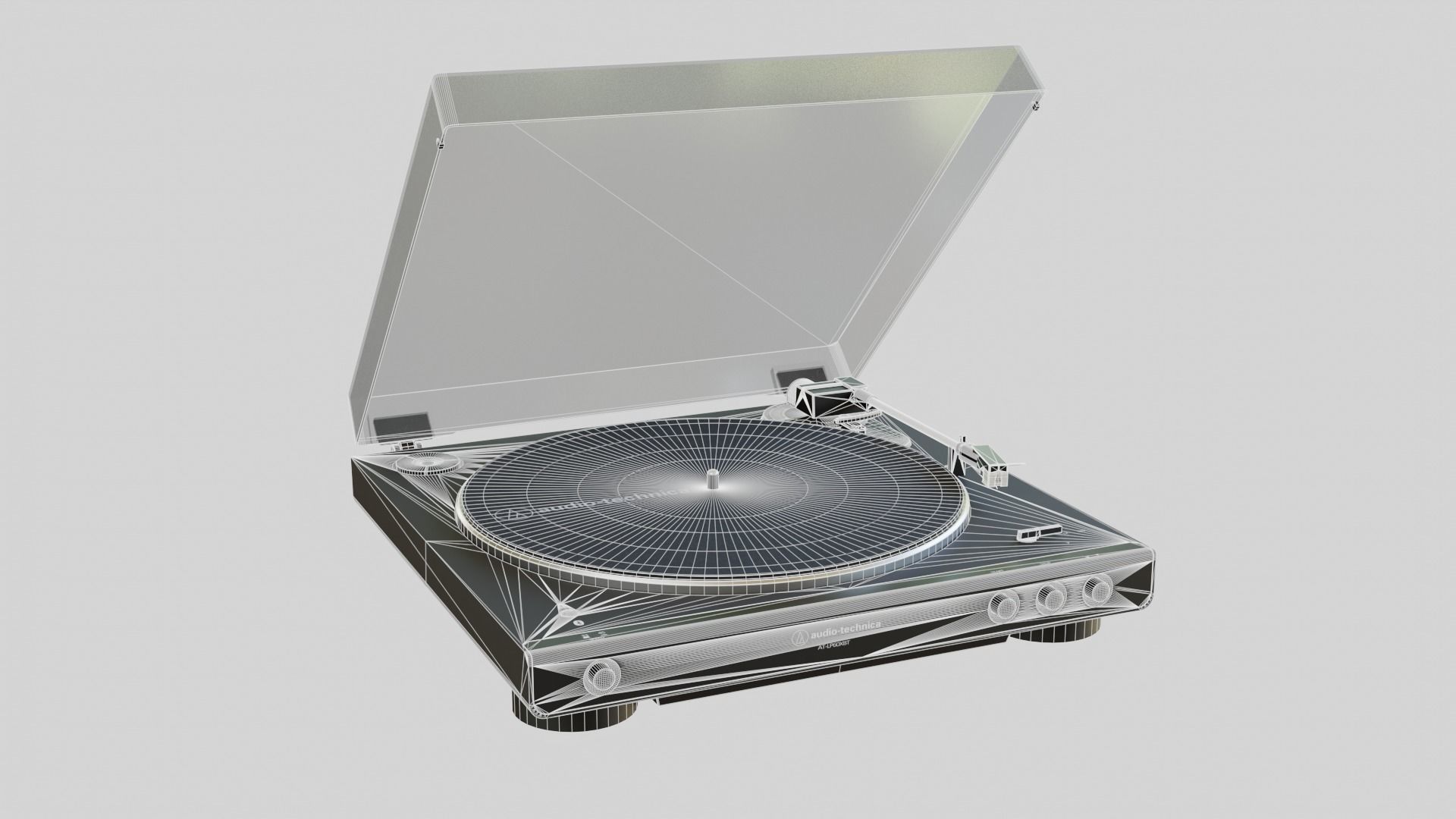 AUDIO-TECHNICA turntable 3D Model Collection_8