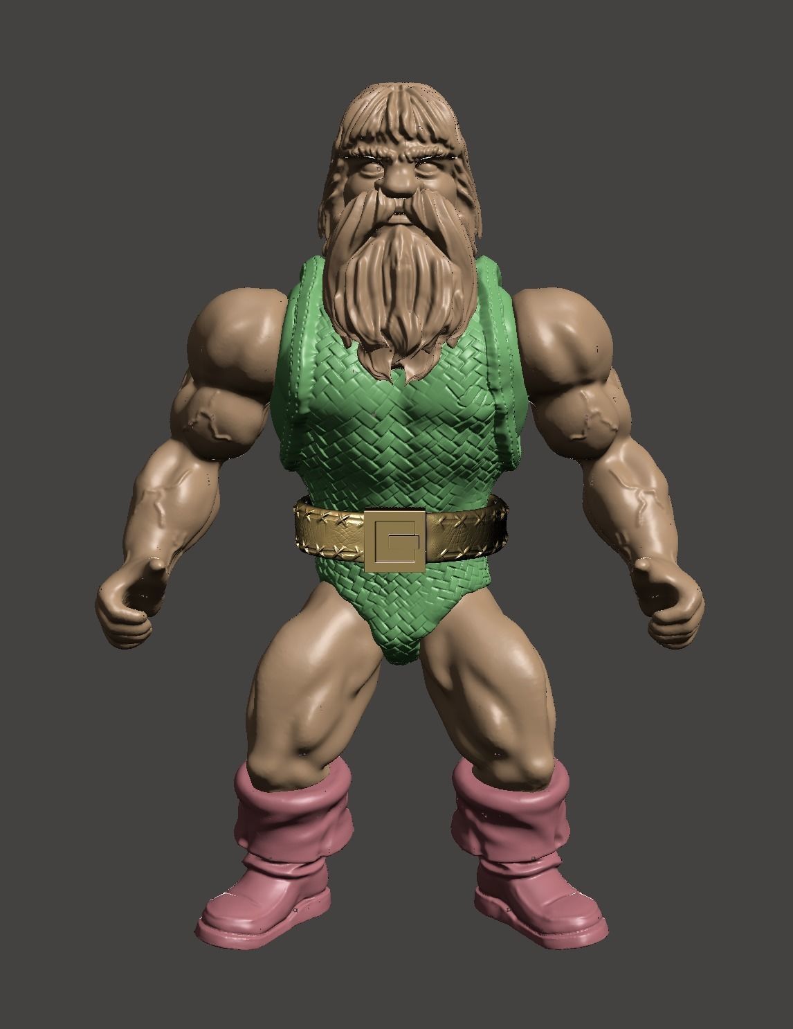 Gilius Thunderhead - GOLDEN AXE  3D print model_5
