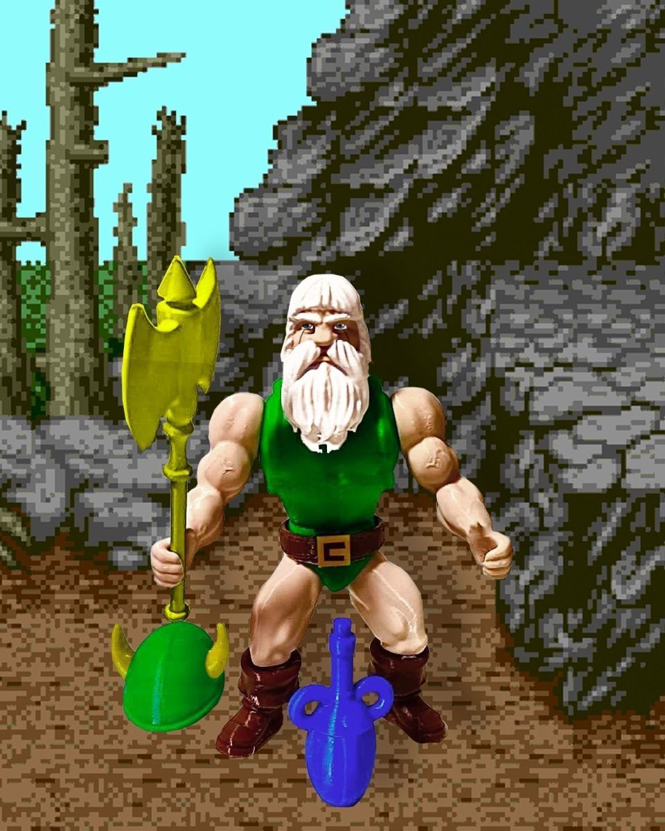 Gilius Thunderhead - GOLDEN AXE  3D print model_1