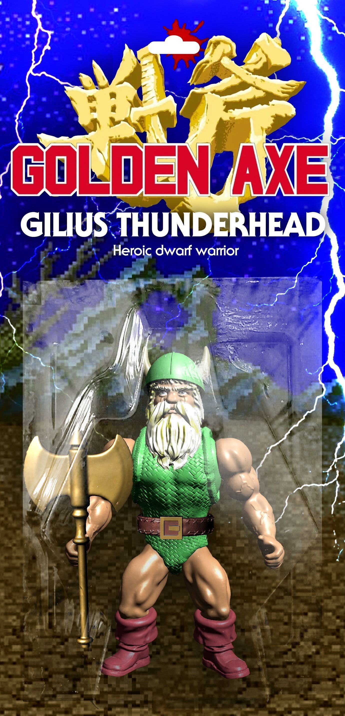 Gilius Thunderhead - GOLDEN AXE  3D print model_3