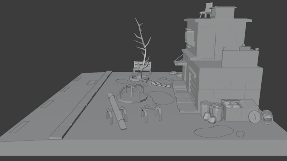 Original house low-poly game ready Low-poly 3D model_11