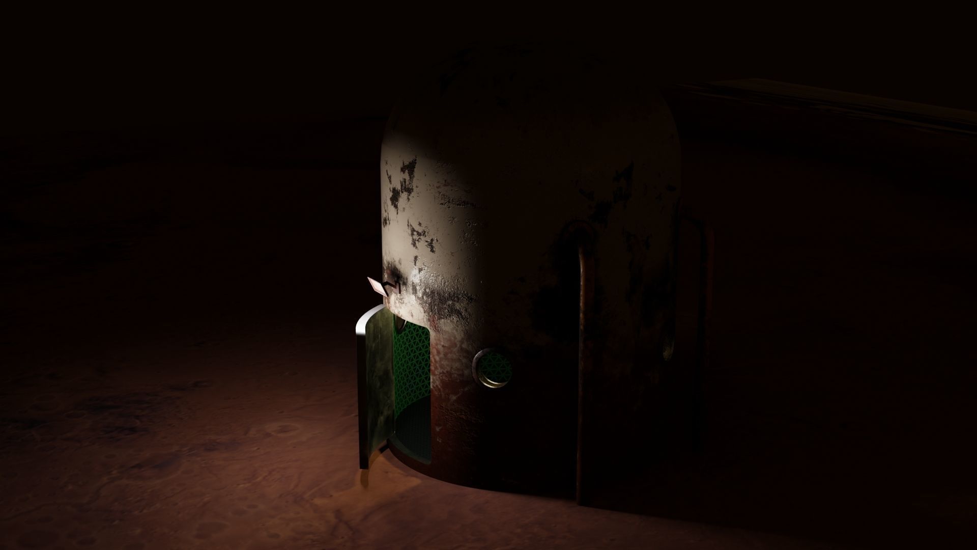 Mars module 3D models Low-poly 3D model_14