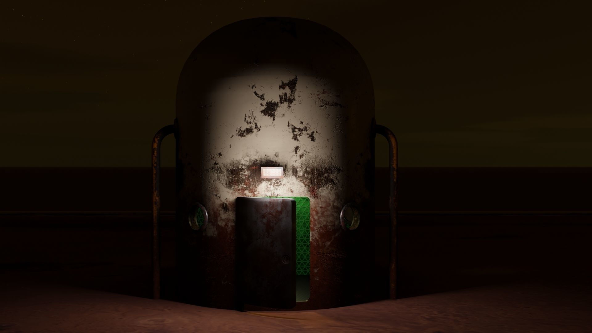 Mars module 3D models Low-poly 3D model_15