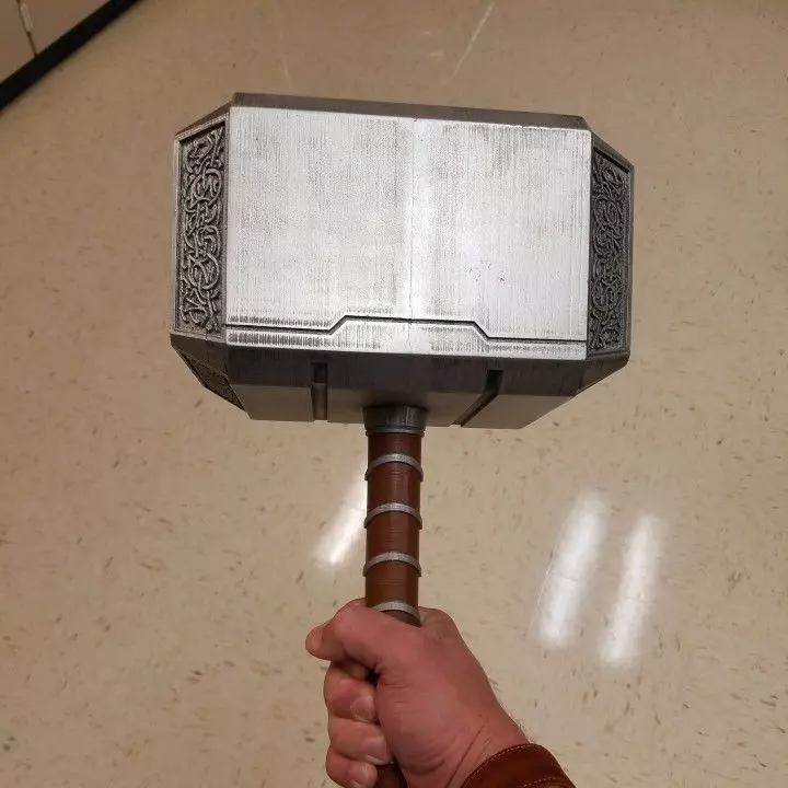 Thor Hammer Mjolnir 3D print model_0