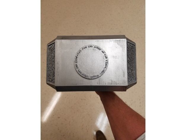 Thor Hammer Mjolnir 3D print model_1