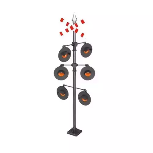 Street Sign   Train Warning 3D model