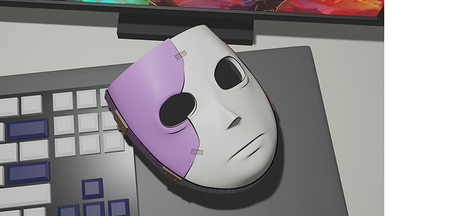 3d Model Sally Face Mask 3D print model