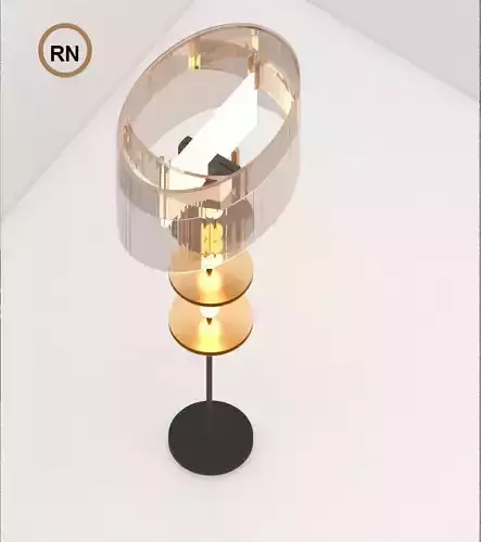 light model table lamp with shade