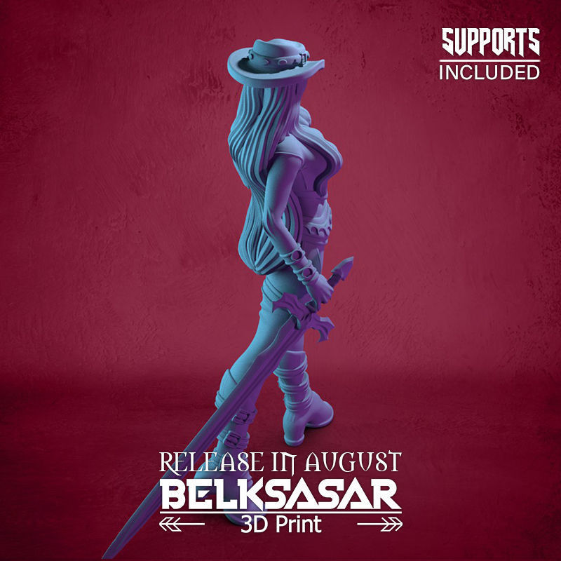 Blood Keeper Vampiress 3D print model_16