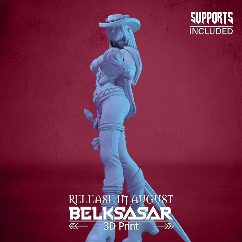 Blood Keeper Vampiress 3D print model_18