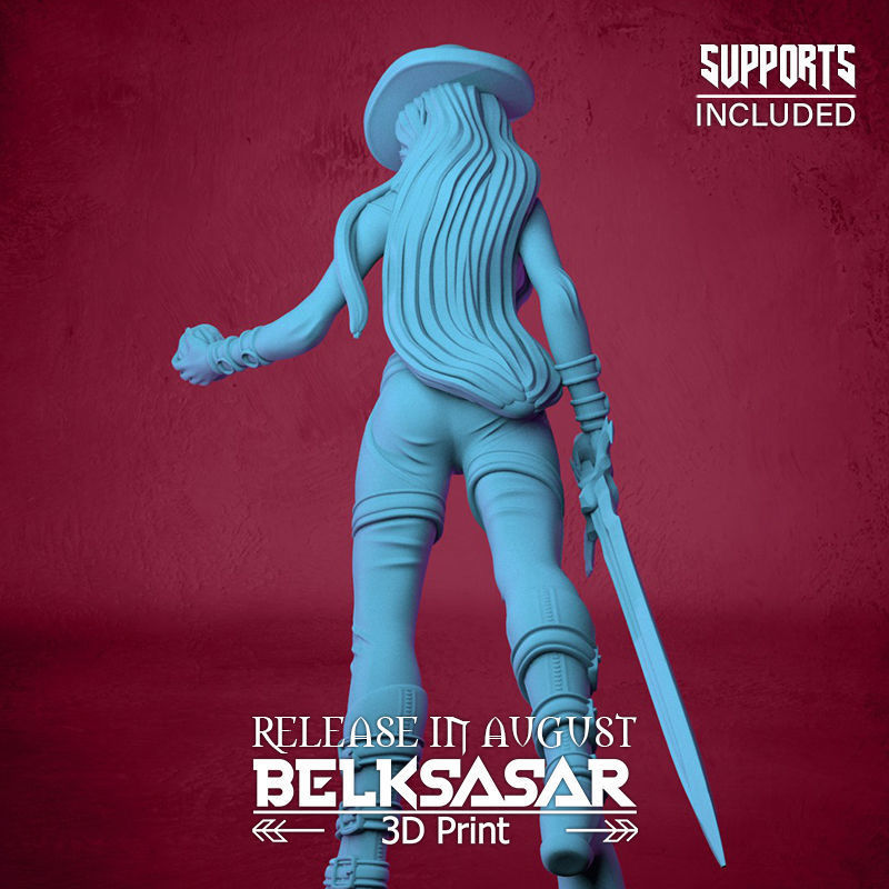 Blood Keeper Vampiress 3D print model_19