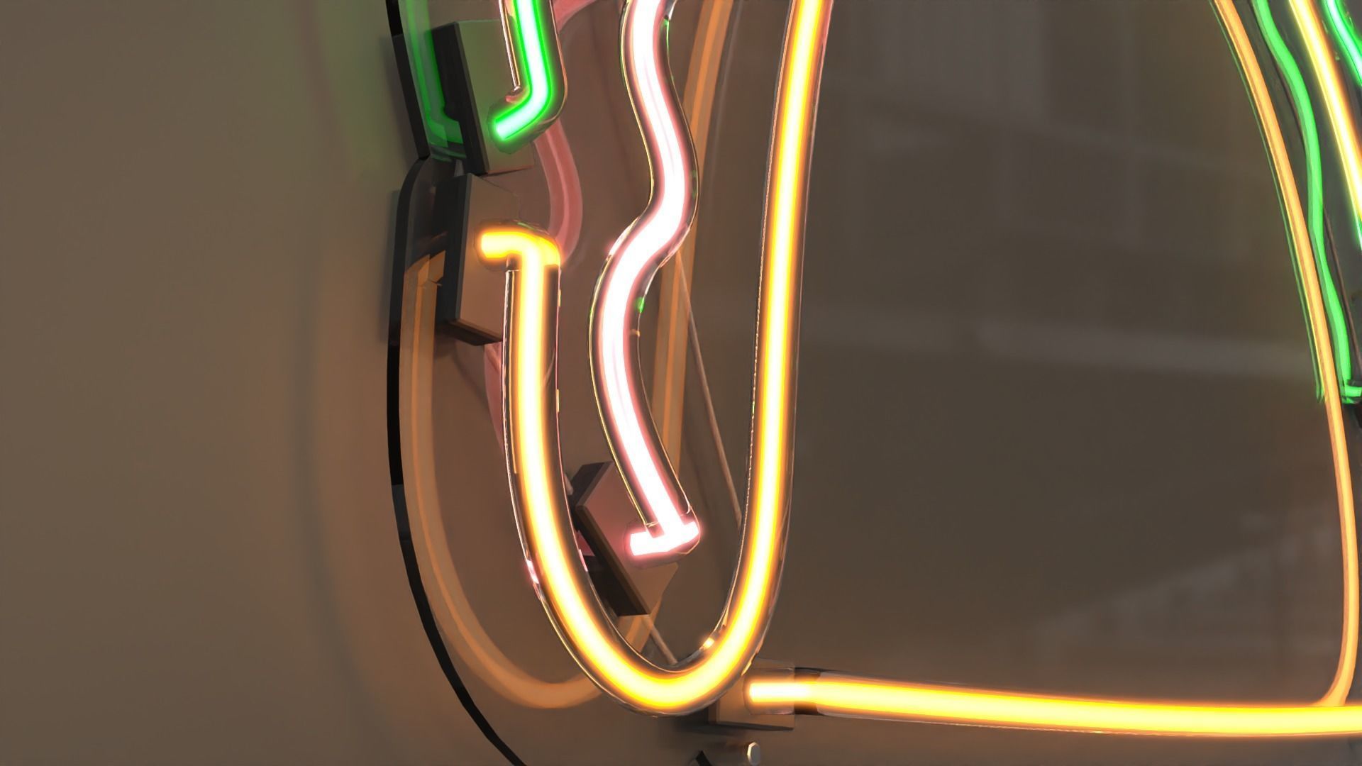 Taco - Neon Sign 3D model_1