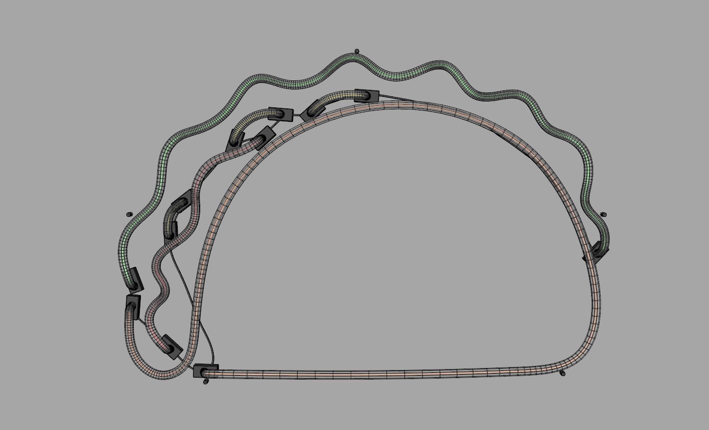 Taco - Neon Sign 3D model_7