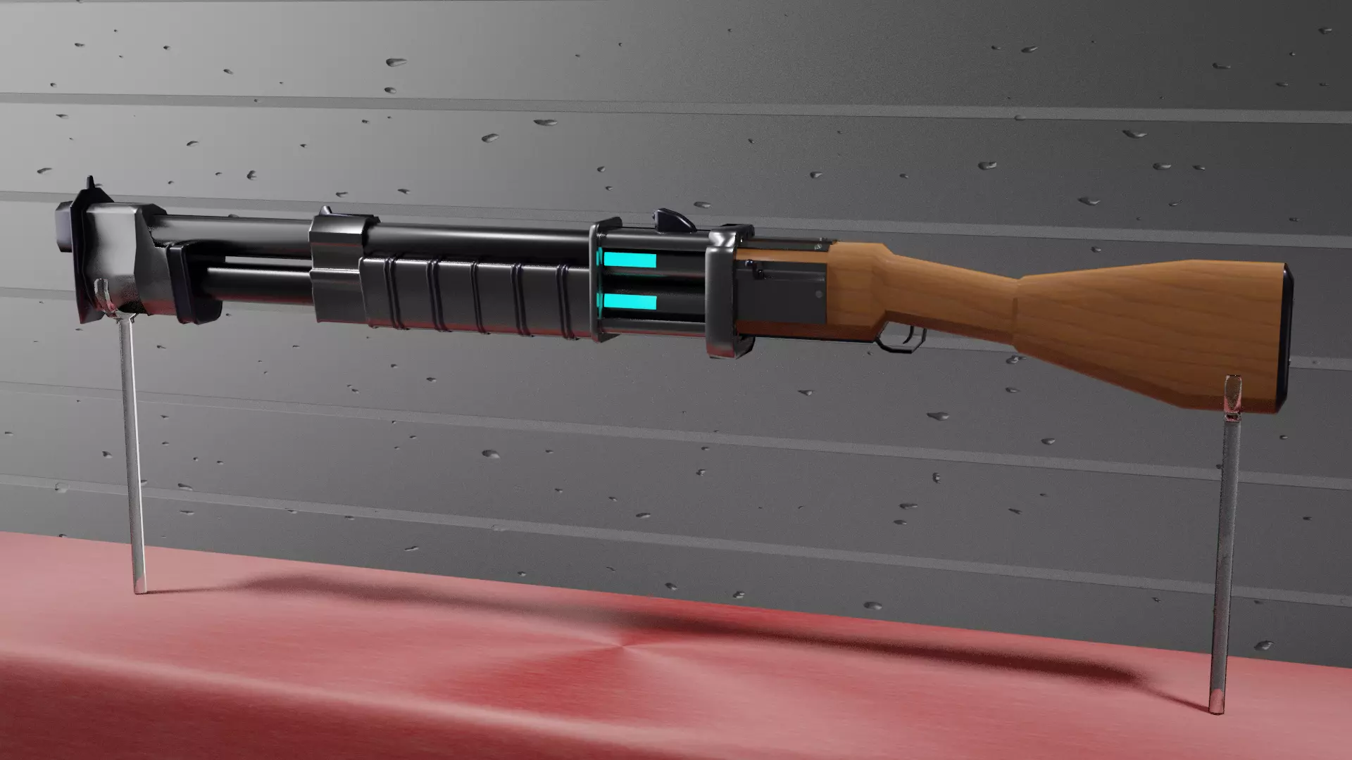 Sci-Fi Gun 3D model