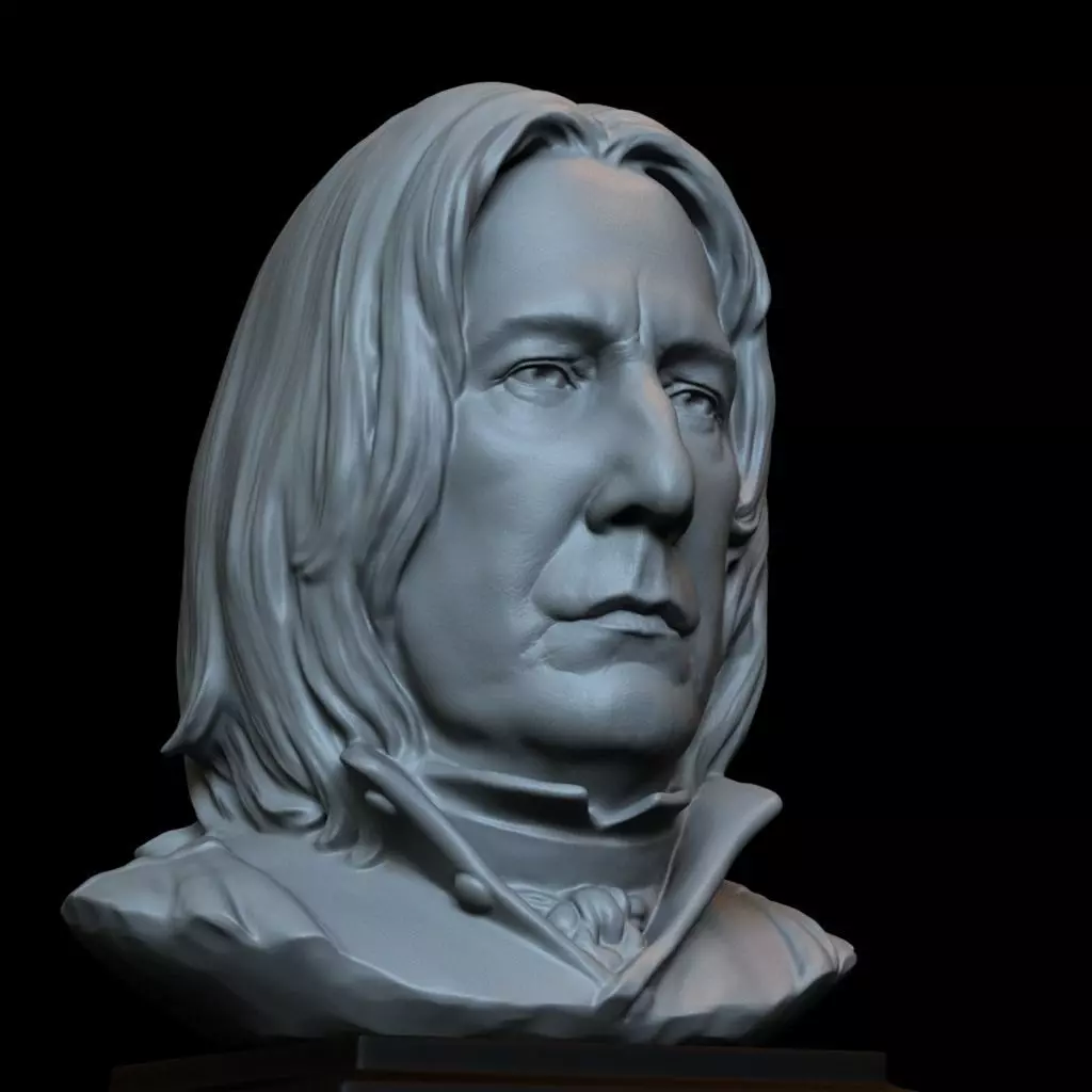 Professor Severus Snape - Alan Rickman - from Harry Potter 3D print model_0