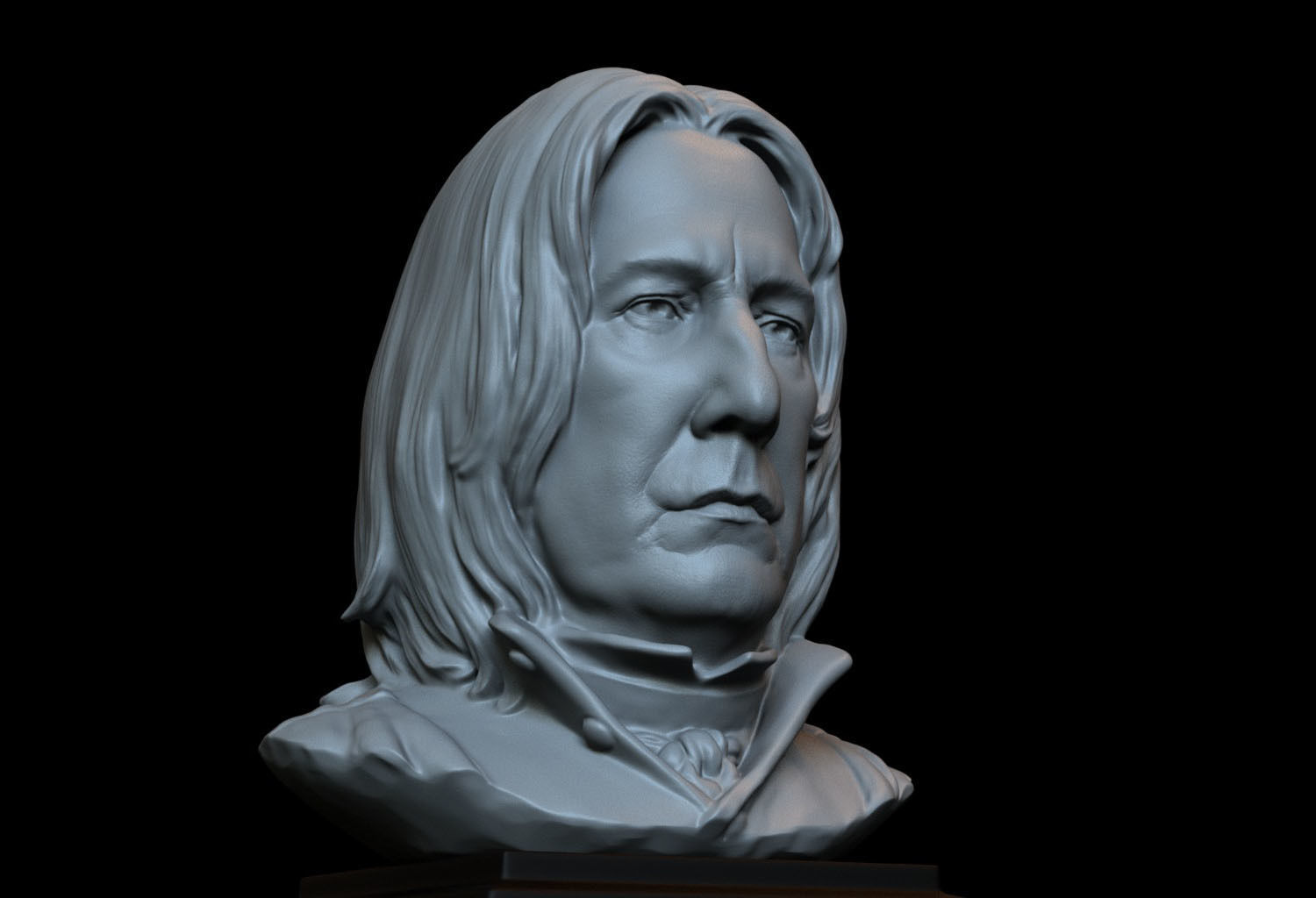 Professor Severus Snape - Alan Rickman - from Harry Potter 3D print model_15