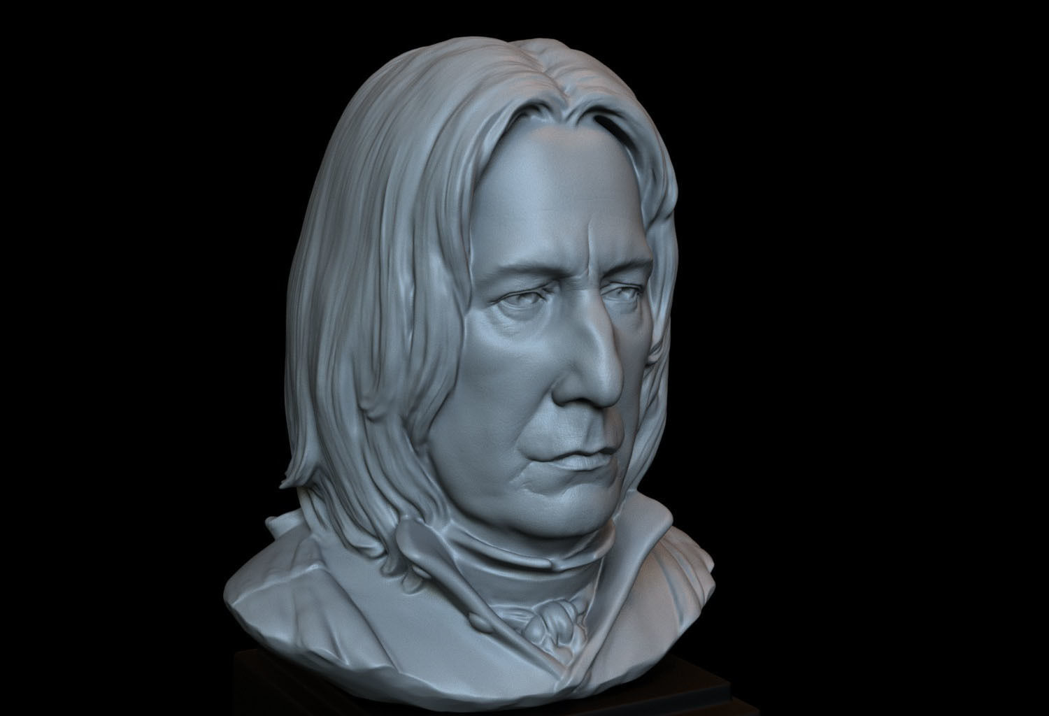 Professor Severus Snape - Alan Rickman - from Harry Potter 3D print model_20
