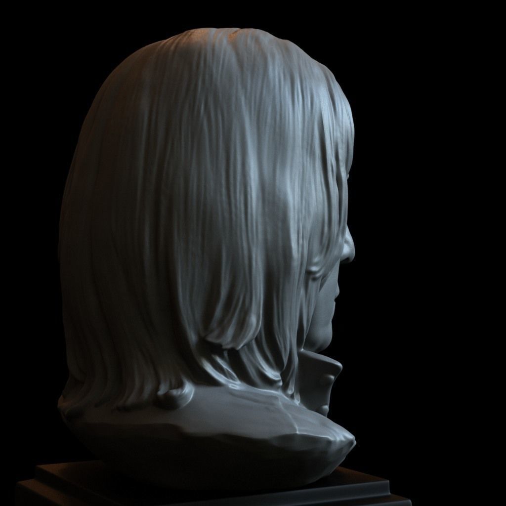 Professor Severus Snape - Alan Rickman - from Harry Potter 3D print model_4