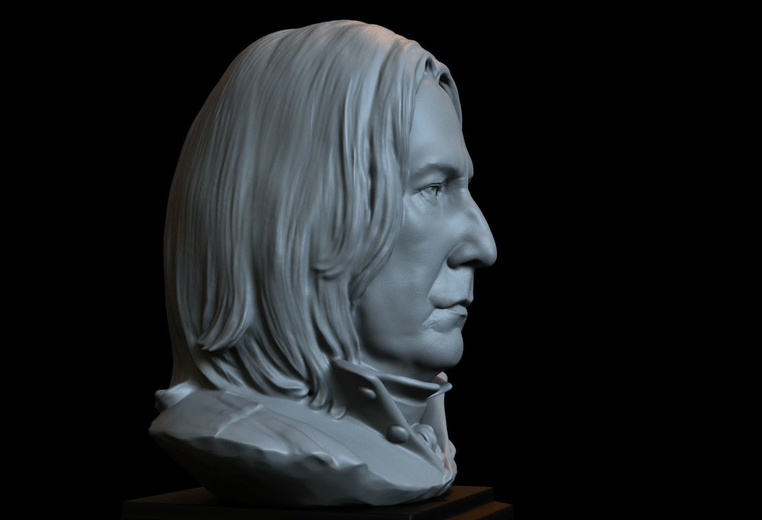 Professor Severus Snape - Alan Rickman - from Harry Potter 3D print model_16