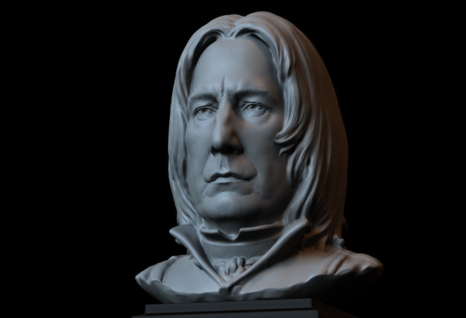 Professor Severus Snape - Alan Rickman - from Harry Potter 3D print model_14