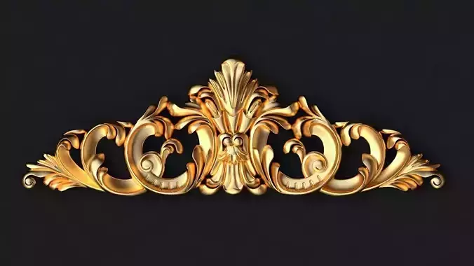 Central decor ornament for furniture