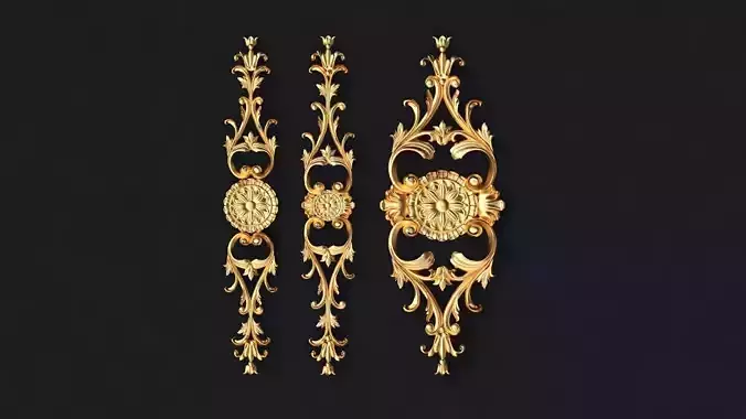 Central decor ornament for furniture