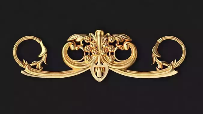 Central decor ornament for furniture