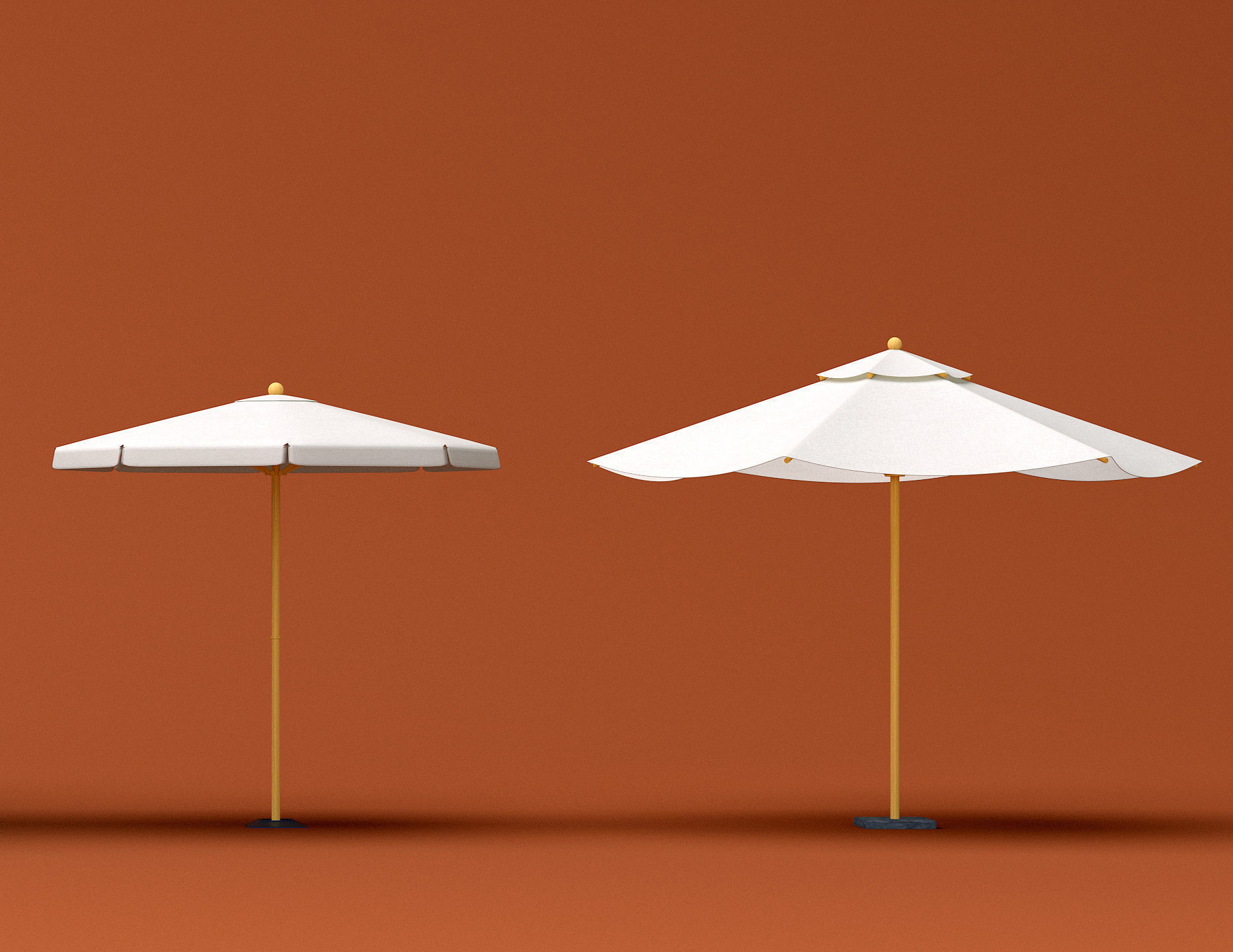 patio umbrella 01 3D model_6