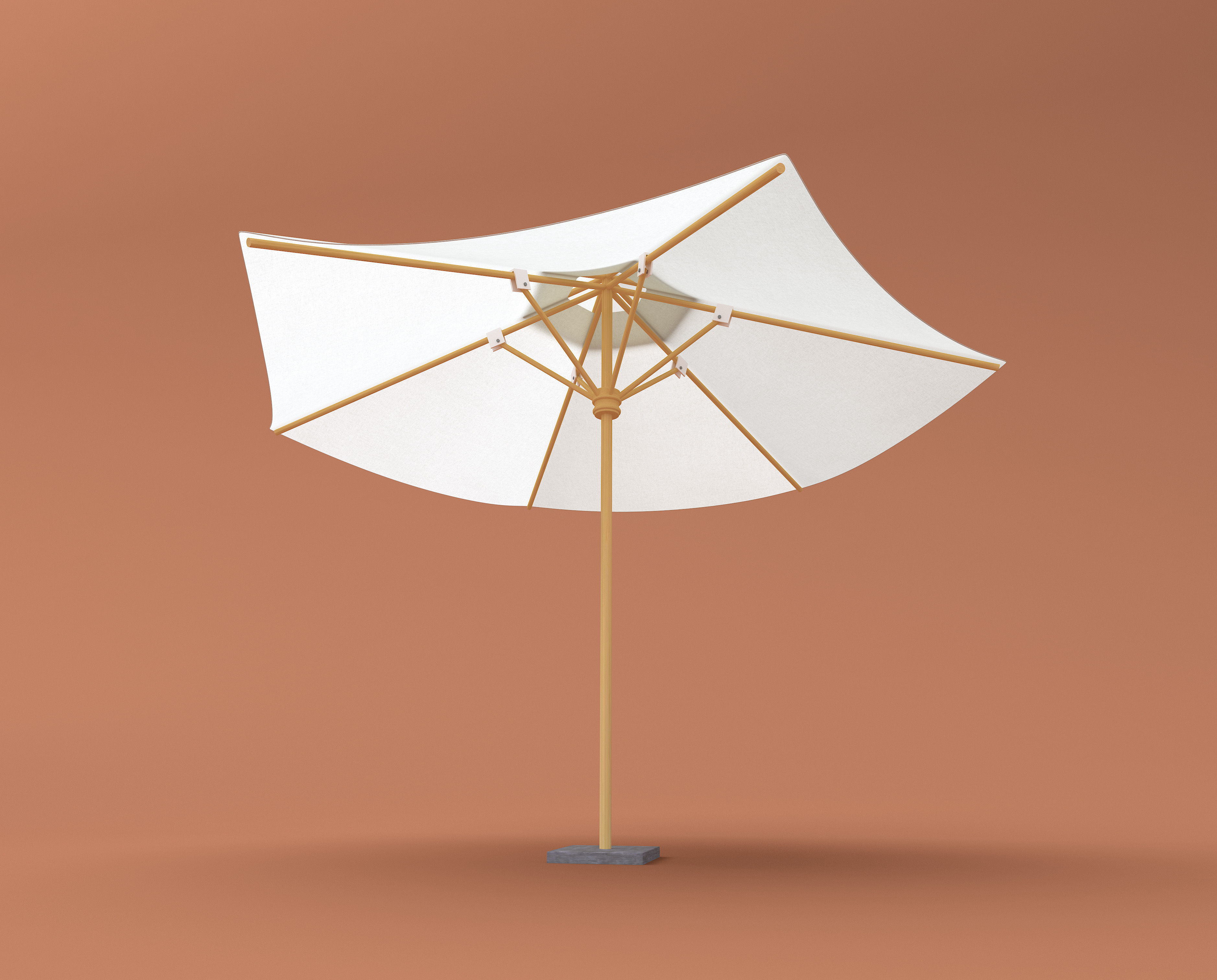 patio umbrella 01 3D model_8