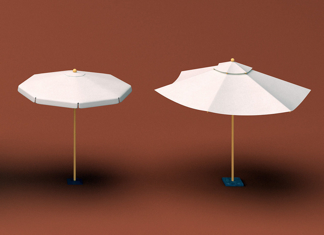 patio umbrella 01 3D model_7