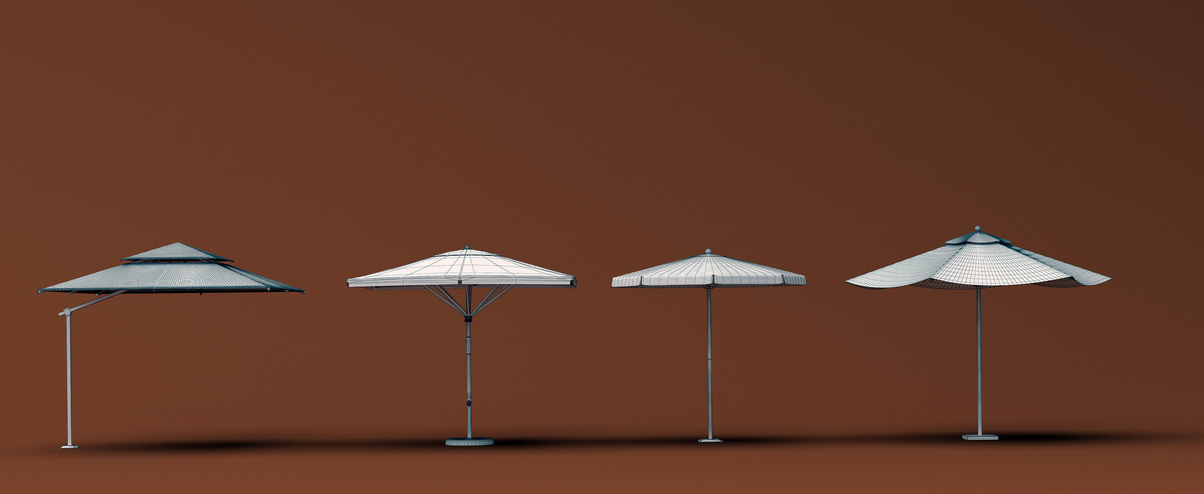 patio umbrella 01 3D model_12