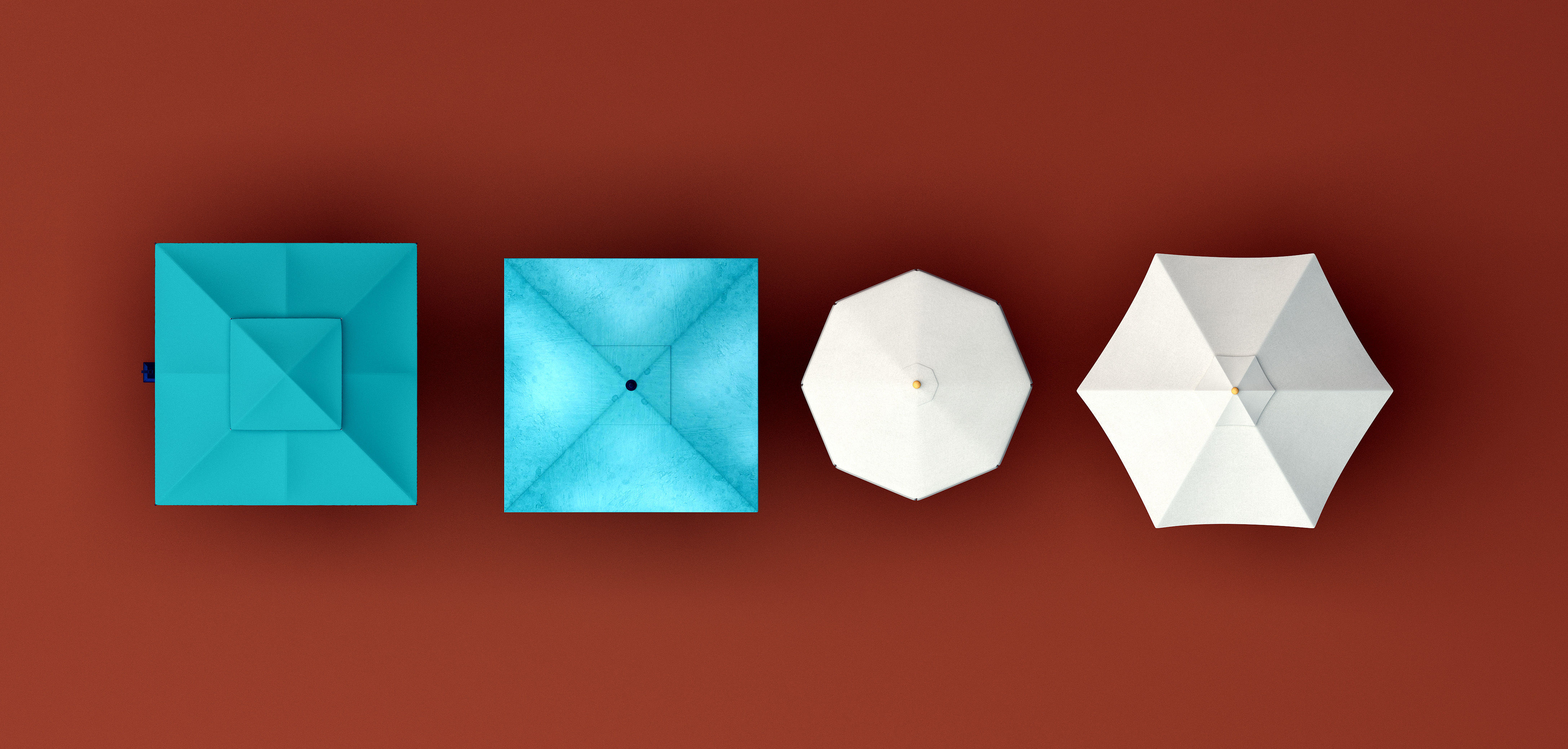 patio umbrella 01 3D model_4