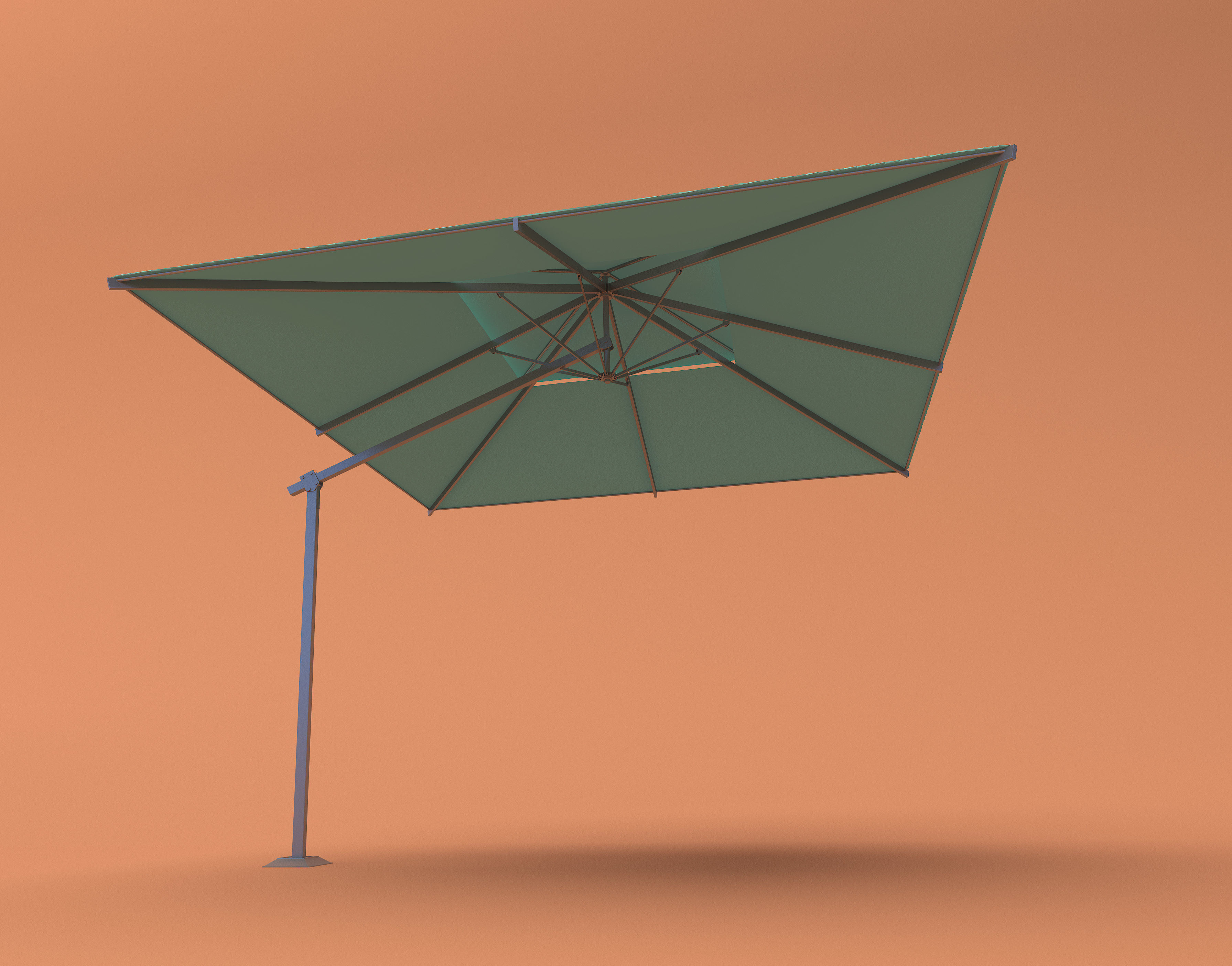 patio umbrella 01 3D model_9