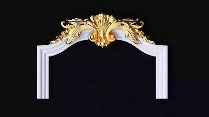 Central decor ornament for furniture