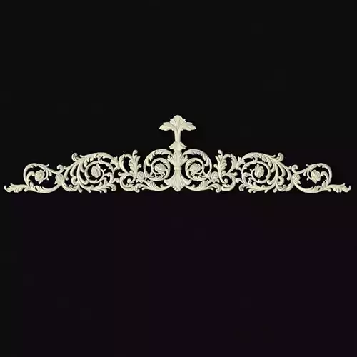 Central decor ornament for furniture