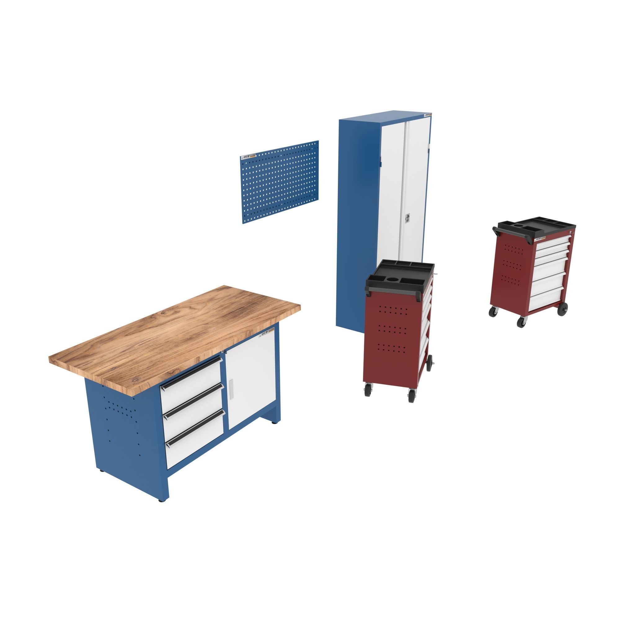 Car Workshop - Jordan 3D model_1