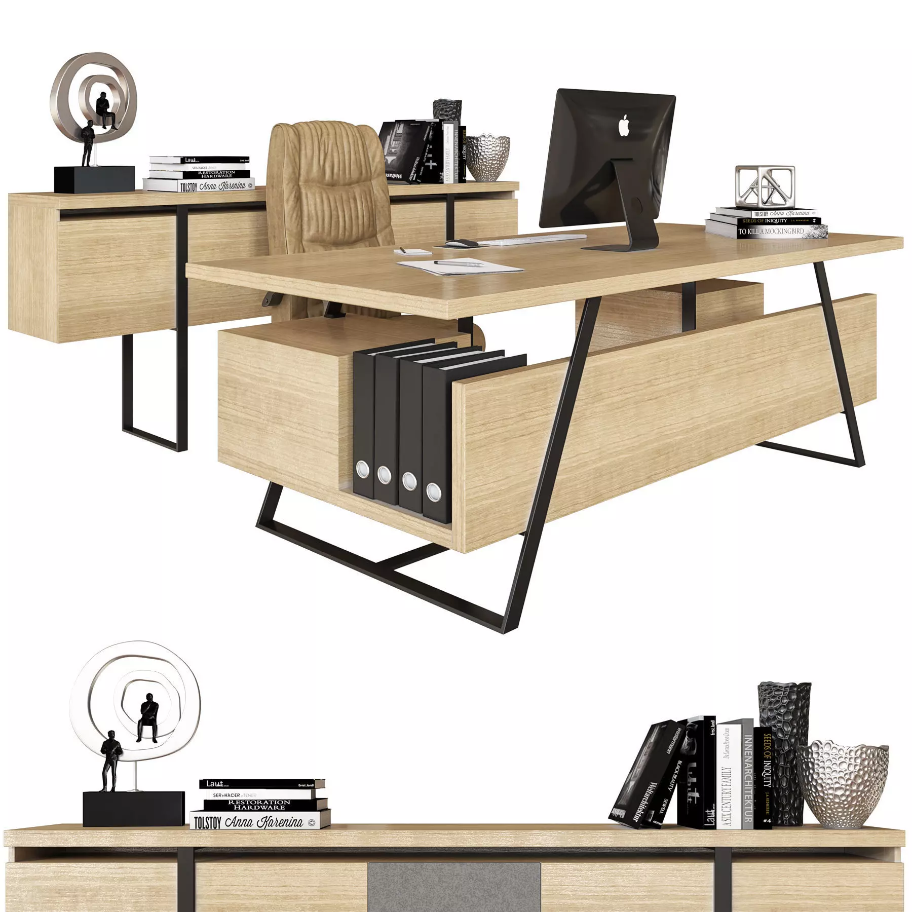bianos office furniture 102 3D model