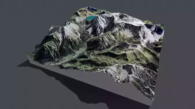 Mountain landscape Liechtenstein 