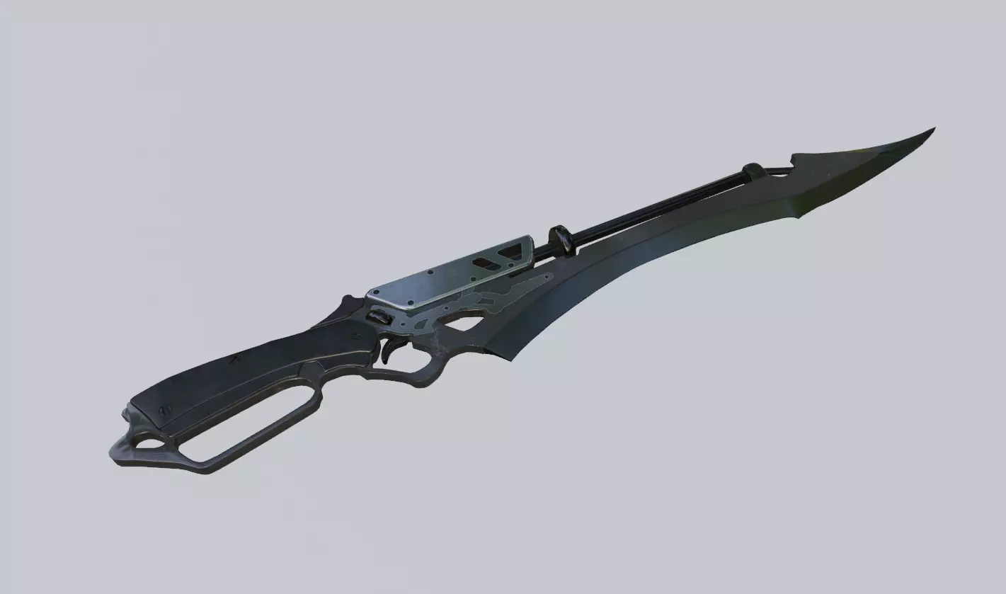 Sword Hiro Low-poly 3D model
