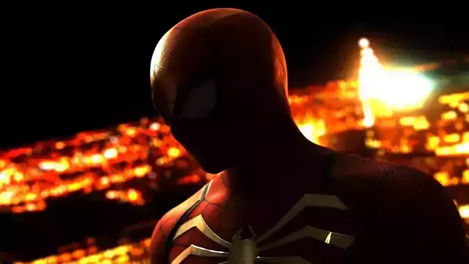 Spider-Man 2 PlayStation 5 3D Model Rigged