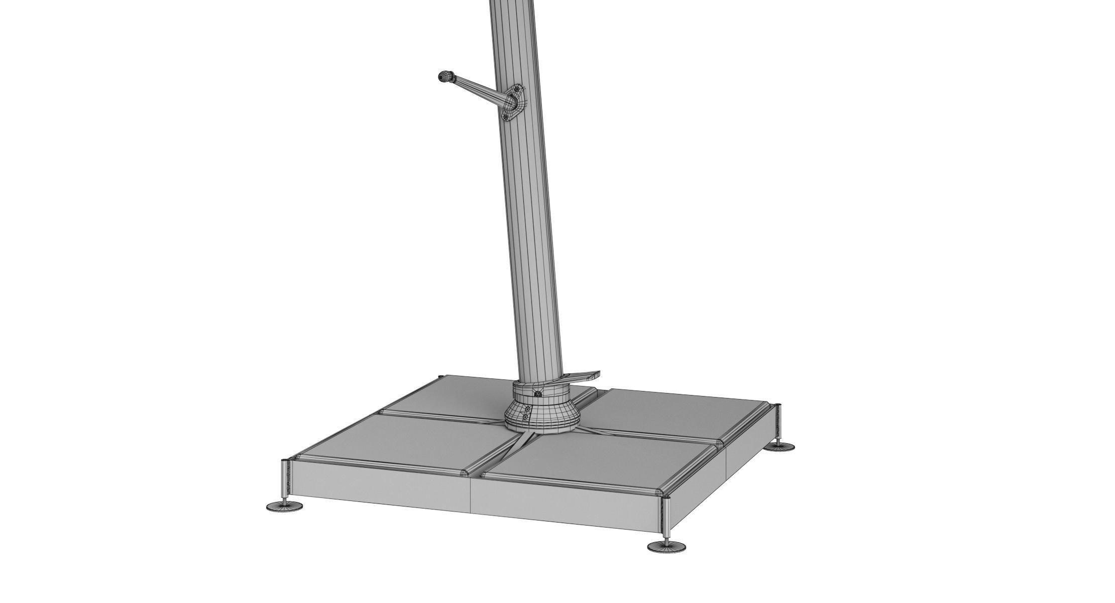 Glatz Sombrano S Plus Patio Umbrella Sunshade 3D model_18