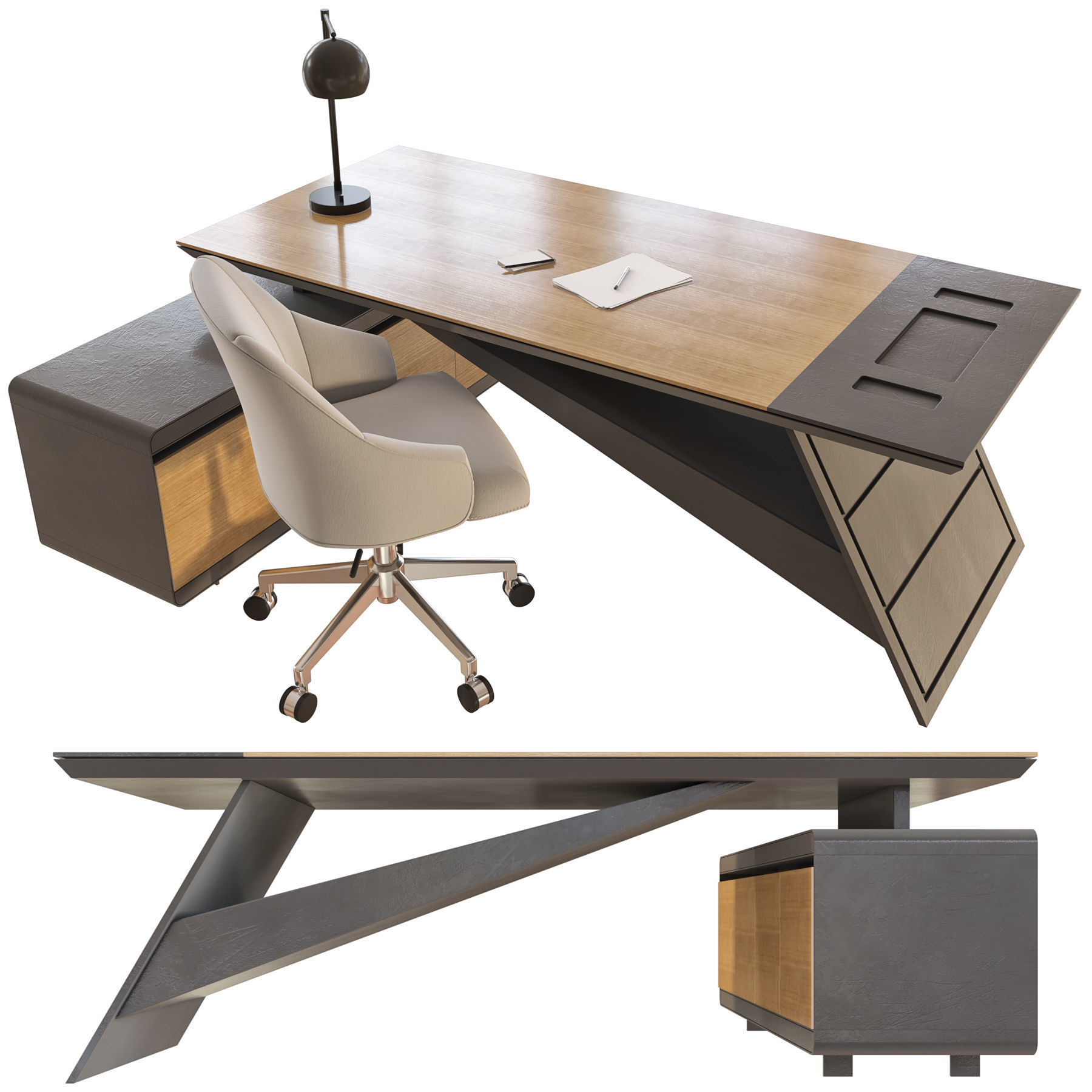 office furniture 103 3D model_2