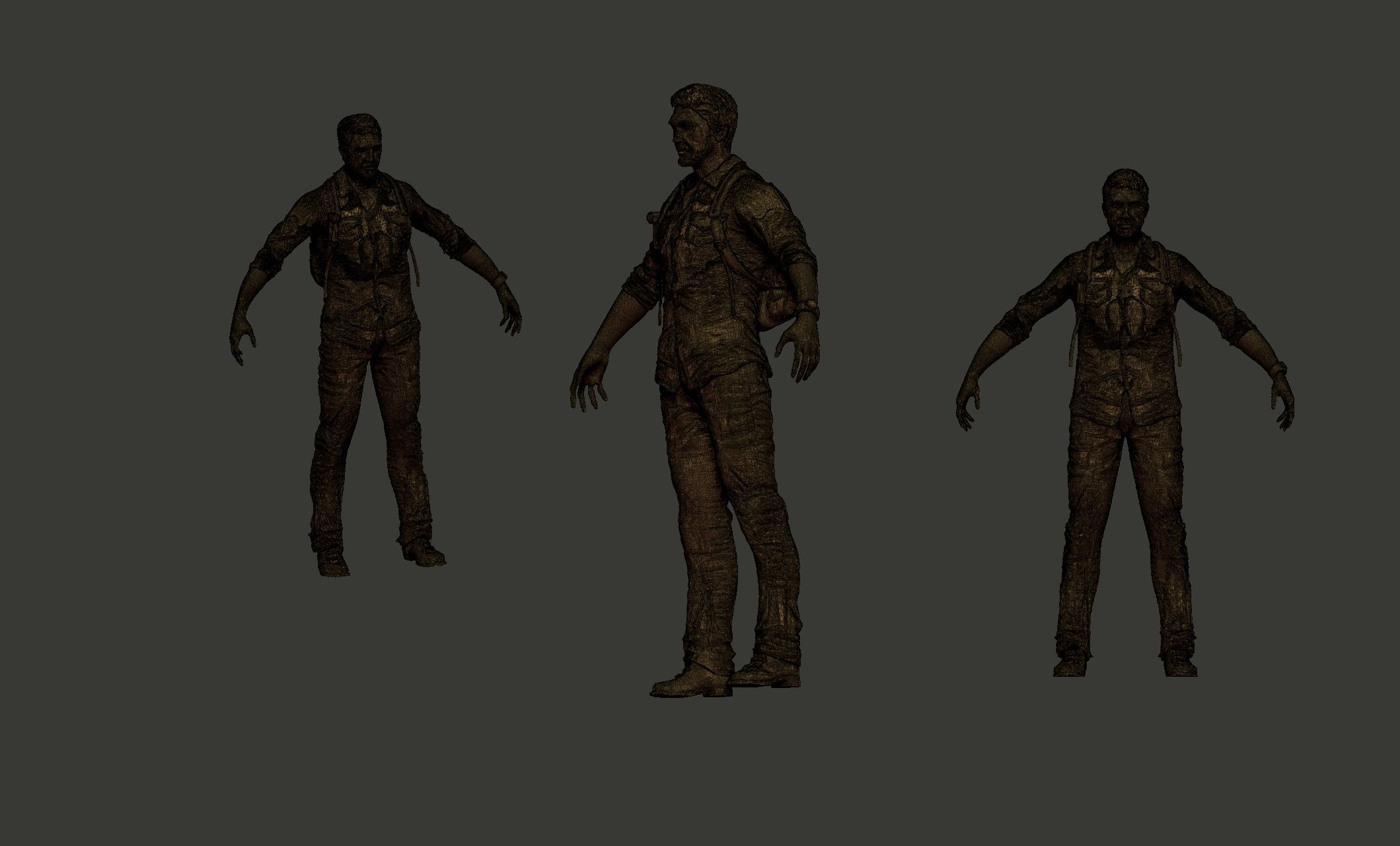 Joel last of us 3D print model_1