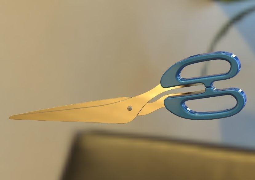 Scissor pair of scissors 3D print model_27